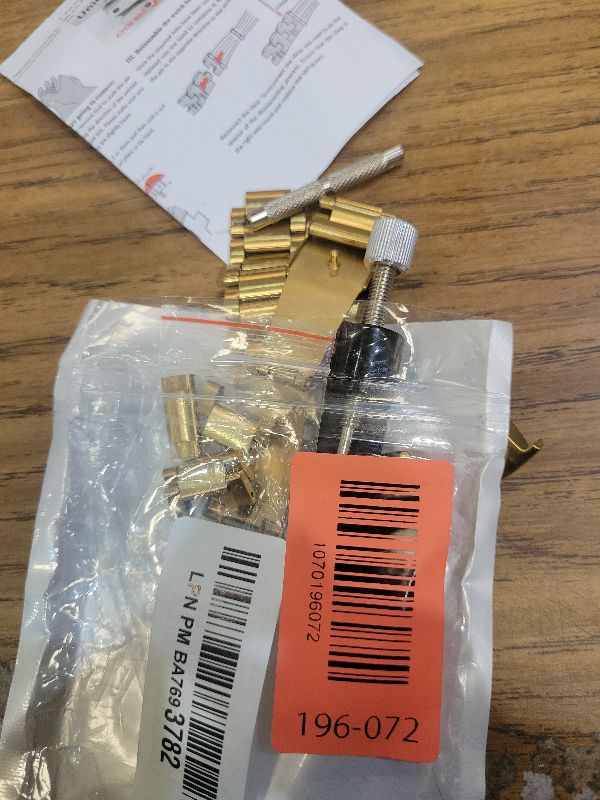 Photo 1 of Bands Compatible with Fitbit Charge 5 Metal Stainless Steel WatchBand-Replacement Classic Durable Solid Link Accessory Buckle Metal Strap Wrist Band for Charge 5 Fitness Health Tracker (Gold)