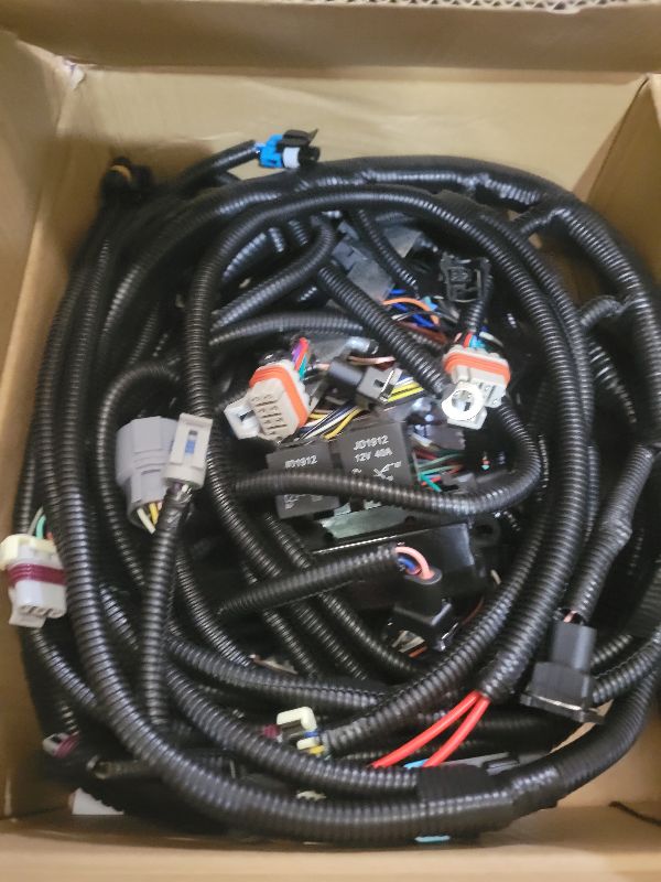 Photo 1 of 5.3 Wiring Harness ls Engine Wiring Harness Compatible with 1999-2006 DBC LS1 4.8 5.3 6.0 Vortec Drive by Cable 4L60E, with Wiring Guide Manual
