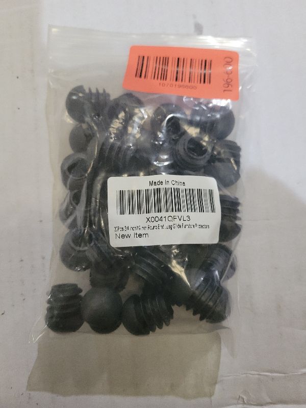 Photo 1 of 30Pcs 3/4 Inch/19 mm Round End Caps Plugs Plastic Chair Leg Inserts, Round Tube Inserts Furniture Glides End Caps Chair Leg Glide Furniture Protectors