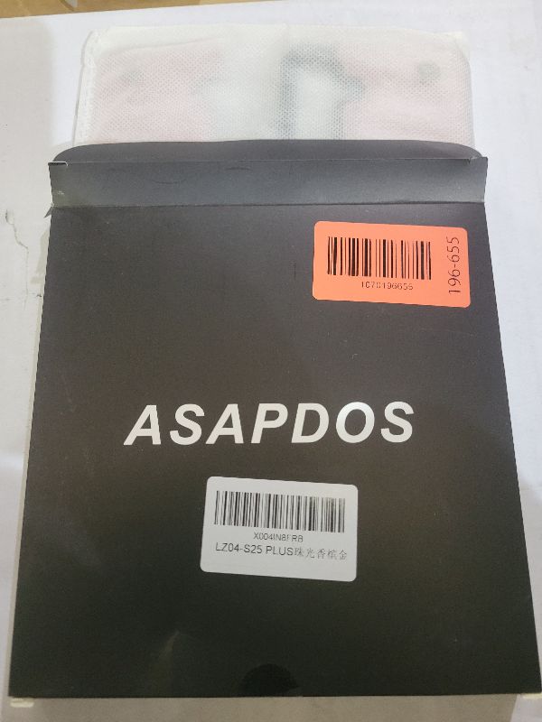 Photo 1 of ASAPDOS for Samsung Galaxy S25 Plus Case with Card Holder,PU Leather Shockproof Flip Case with RFID Blocking Card Holder and Kickstand for Men Women Rose Gold