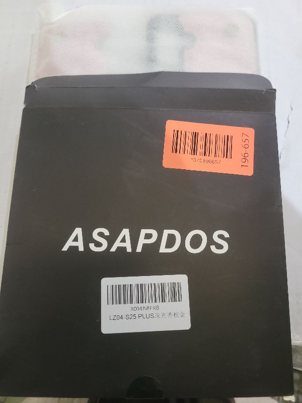 Photo 1 of ASAPDOS for Samsung Galaxy S25 Plus Case with Card Holder,PU Leather Shockproof Flip Case with RFID Blocking Card Holder and Kickstand for Men Women Rose Gold