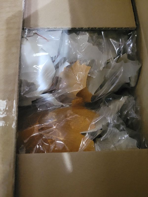 Photo 1 of 2 Pack Fall Leaves Garlands, 6Ft Autumn Leaves Decor with Pumpkins for Home Mantle Fireplace Front Door, Maple Leaf Garland Decorations for Farmhouse Porch Outdoor Indoor Thanksgiving Halloween