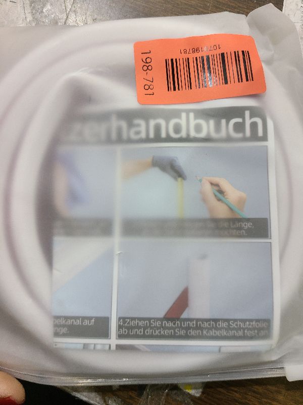 Photo 1 of 39" Side Open One Cord Hider (<1/4") for Wall Mounted Tv,Extension Flexible Cable Cover to Hide Conceal Cords Along Wall,Wire Raceway Management Cable Concealer Channel,Electric Cord Organizer,White