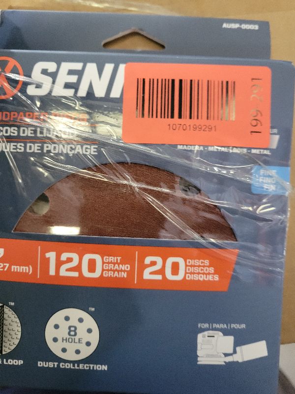 Photo 1 of 120 Grit Mouse Sander Sandpaper, Jamiikury 5 Hole Detail Sander Sandpaper Palm Sander Paper Mouse Sanding Pads Hook and Loop Sanding Sheets - Pack of 20