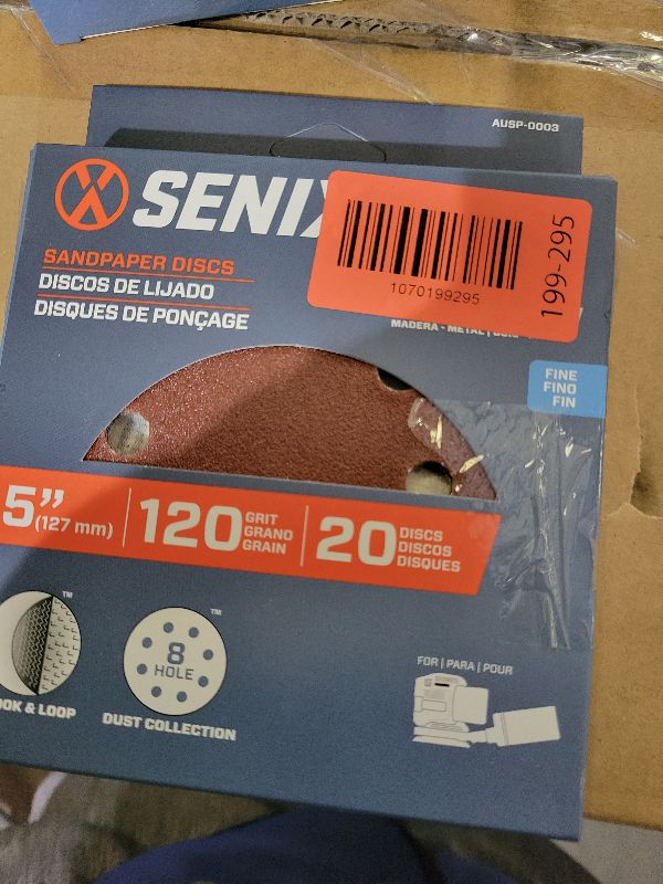 Photo 1 of 120 Grit Mouse Sander Sandpaper, Jamiikury 5 Hole Detail Sander Sandpaper Palm Sander Paper Mouse Sanding Pads Hook and Loop Sanding Sheets - Pack of 20