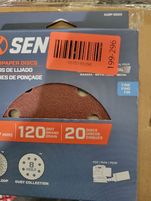 Photo 1 of 120 Grit Mouse Sander Sandpaper, Jamiikury 5 Hole Detail Sander Sandpaper Palm Sander Paper Mouse Sanding Pads Hook and Loop Sanding Sheets - Pack of 20