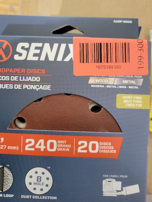 Photo 1 of 240 Grit Mouse Sander Sandpaper, Jamiikury 5 Hole Detail Sander Sandpaper Palm Sander Paper Mouse Sanding Pads Hook and Loop Sanding Sheets - Pack of 20