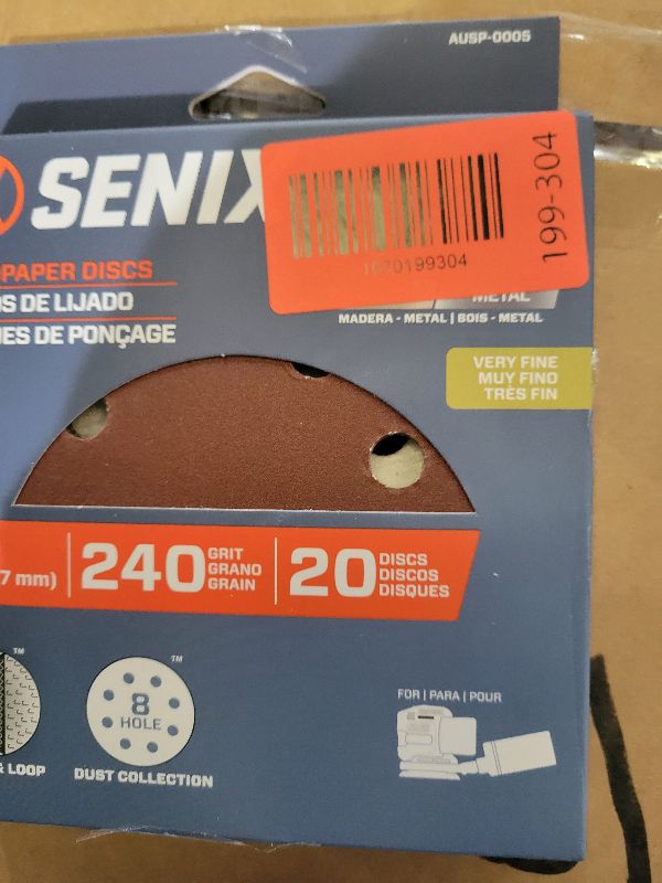 Photo 1 of 240 Grit Mouse Sander Sandpaper, Jamiikury 5 Hole Detail Sander Sandpaper Palm Sander Paper Mouse Sanding Pads Hook and Loop Sanding Sheets - Pack of 20