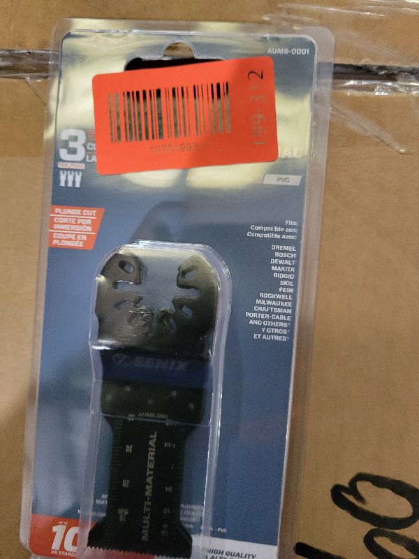 Photo 1 of 3pc Multifunction Saw Blades Oscillating Quick Release Cutter Accessories Nozzles for Renovator Power Tools HCS 10mm