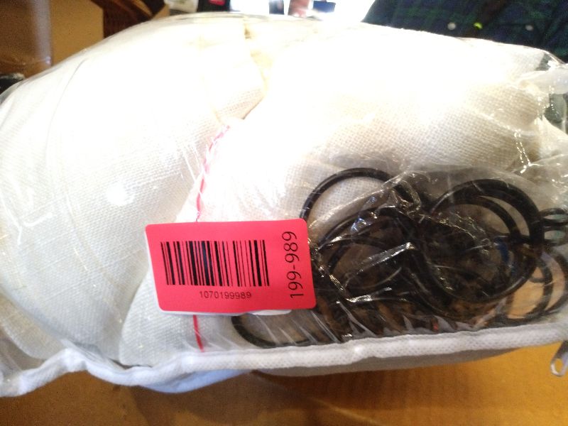 Photo 1 of 102 Inch Long Curtains Pinch Pleat Linen Curtains for Living Room Bedroom 2 Panels Natural Cream Light Filtering Privacy Neutral 102 Inch Pleated Drapes Hooks Rings Back Tab for Window Sliding Door