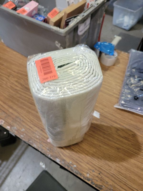 Photo 1 of 118”x15.8” Trimmable Cat Scratching Post Carpet Cover Cat Scratcher Mat Self-Adhesive Cat Tree Shelves Replacement Parts Mat with 5M Cable Tie Couch Furniture Protector for Indoor Cats (White)