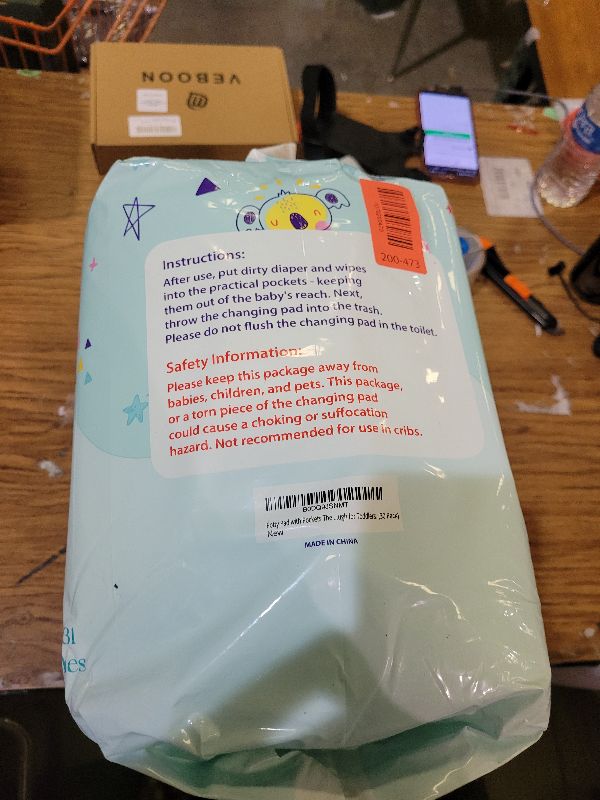 Photo 1 of (31" x 31") XL Disposable Changing Pads for Toddlers | Leakproof, Pocketed & Portable | No-Laundry Potty Training, Pull-Up & Travel Solution | 30 Count