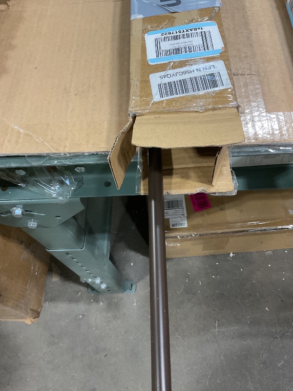 Photo 1 of ***PHOTO FOR ITEM REFERENCE NOT EXACT*** Adjustable Tension Shower Curtain Rod (Brown)