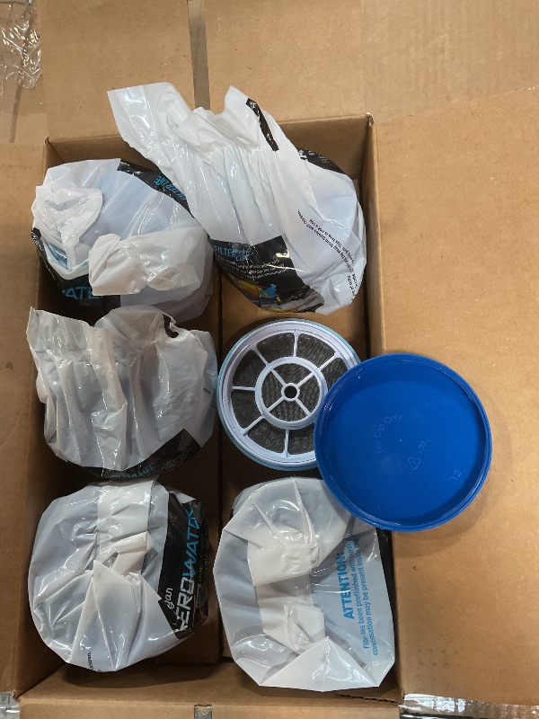 Photo 1 of * ONE IS OPEN BUT LOOKS UNUSED * ZeroWater Official Replacement Filter - 5-Stage 0 TDS Filter Replacement - System IAPMO Certified to Reduce Lead, Chromium, and PFOA/PFOS, 6-Pack