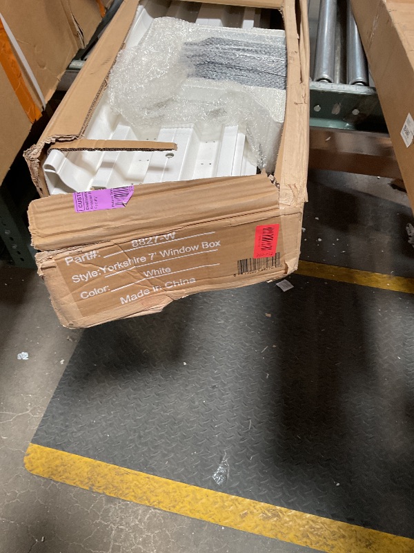 Photo 1 of Mayne Yorkshire 7ft Weatherproof Traditional Plastic Window Box in White