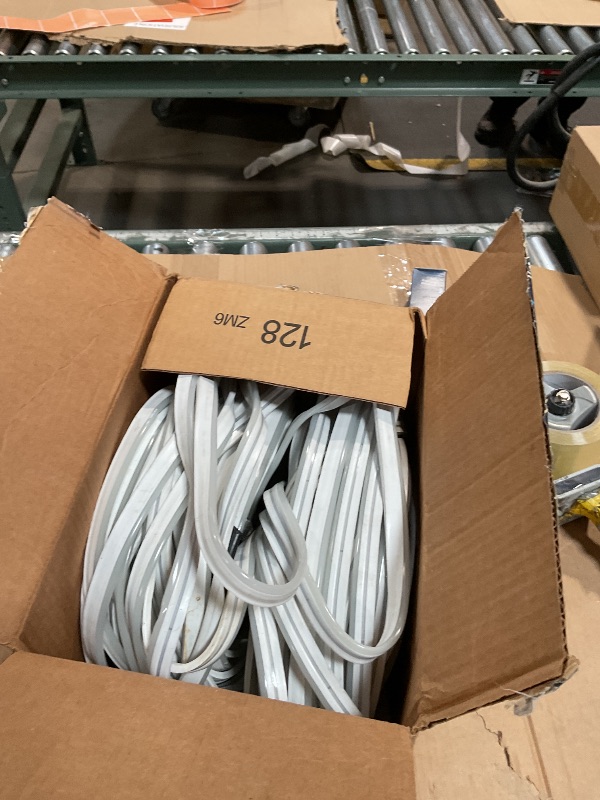 Photo 1 of *** MISSING POWER CORD & REMOTE*** AILBTON 200FT Led Neon Rope Lights Control with App/Remote,Flexible Led Rope Light,Multiple Modes,IP65 Outdoor RGB Lights Waterproof,Music Sync Gaming Led Neon Strip Light for Bedroom Decor