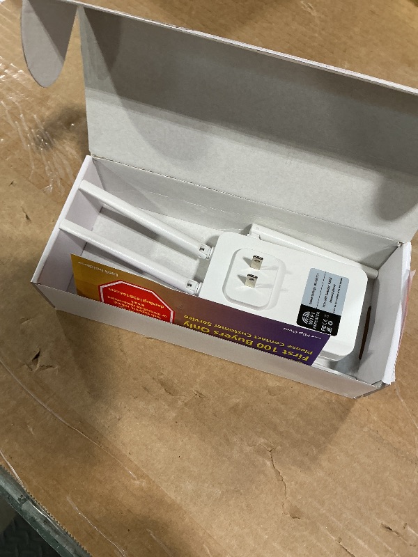 Photo 1 of *1*2026 WiFi Extender Signal Booster - 2.4GHz 300Mbps WiFi Booster for Home, Covers Up to 9999 Sq. Ft, Easy Setup, Ethernet Port & Access Point, Stable Internet Performance with 60+ Devices