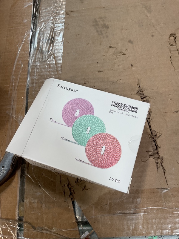 Photo 1 of *** 2 pack*** Clothesline,3 Pack Clotheslines for Outside, Adjustable Clothes line?Windproof Clothesline with Hooks, Indoor and Outdoor Laundry and Drying Lines,Ideal Camping & Travel Essentials (5 m/197 in)