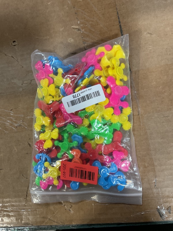 Photo 1 of 100 Pack Mini Fidget Spinner Toys,Stress Relief Sensory Toys,Birthday Party Favors Gifts for Kids Teens Adults,Easter Basket Goodie Bag Stuffers,Treasure Box Toys for Classroom Prizes Supplies