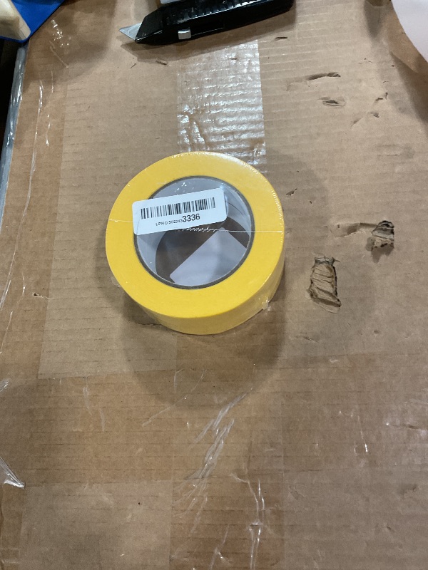 Photo 1 of 1 roll***Zo.Yehaa Yellow Painters Tape 1 Inch Wide, Masking Tape 1 Inch X 55 Yards X 2 Rolls for Arts Crafts Painting Labeling Decoration School Projects Home Office