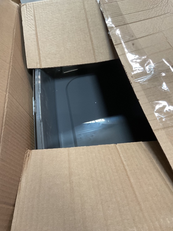 Photo 1 of ***BOTTOM ONLY***IRIS USA XX-Large Open Top Cat Litter Box with High Sided Walls Tall Scatter Shield Scoop Included Easy Clean Plastic Pan for Big Cats Kittens Multi-Cat Households 30" L x 20" W x 14" H Gray