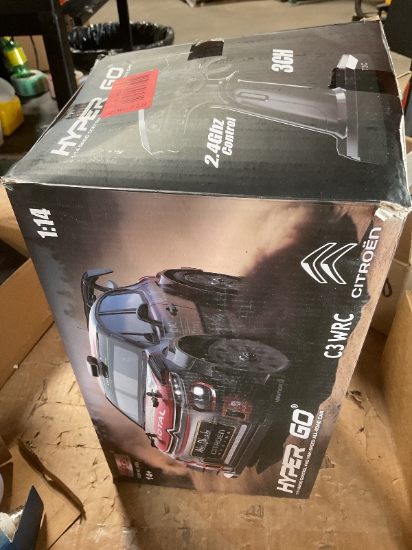 Photo 1 of ***RECOMEDED FOR PARTS HAS BROKEN CONTROL ARMS**** MJX Hyper GO 14303 1/14 Citroen C3 Fast RC Cars for Adults, Max 40mph Brushless RC Drift Car with Gyro, 4WD RTR High Speed RC Rally Car, 2 of 2000 mAh Drifting RC Remote Control Car for Adult