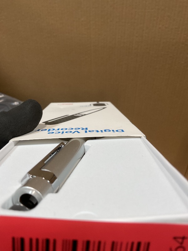 Photo 1 of ** POWER BUTTON BROKE** 64GB Voice Recorder with Playback: Digital Recording Device with Intelligent Noise Reduction for Meetings | Lectures | Course - Portable Audio Recorder for Student | Workplace Use (Silver)