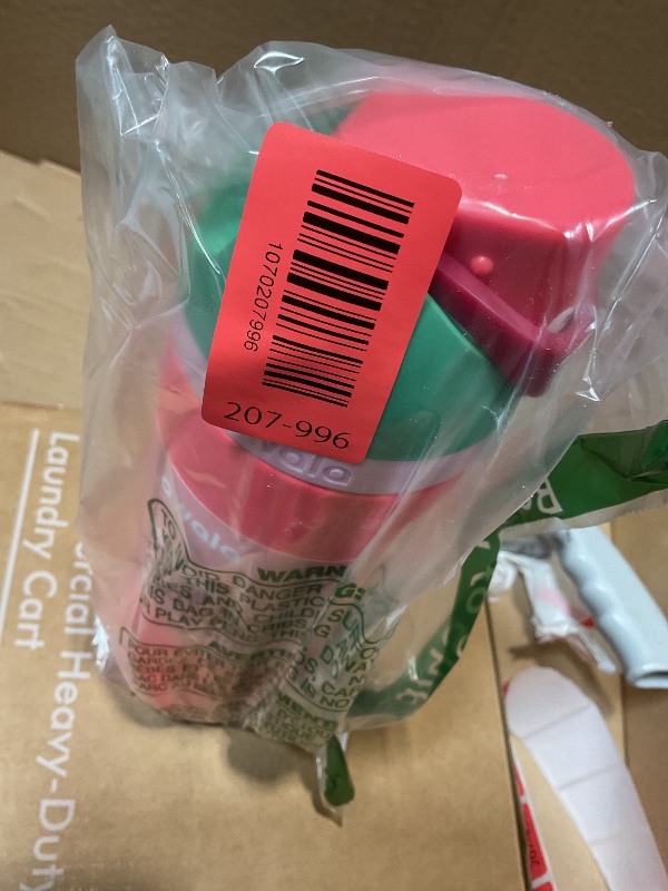 Photo 1 of **DENT IN BOTTLE** Owala FreeSip Insulated Stainless Steel Water Bottle with Straw for Sports, Travel, and School BPA-Free Sports Water Bottle, 24 oz, Strawberry Fields