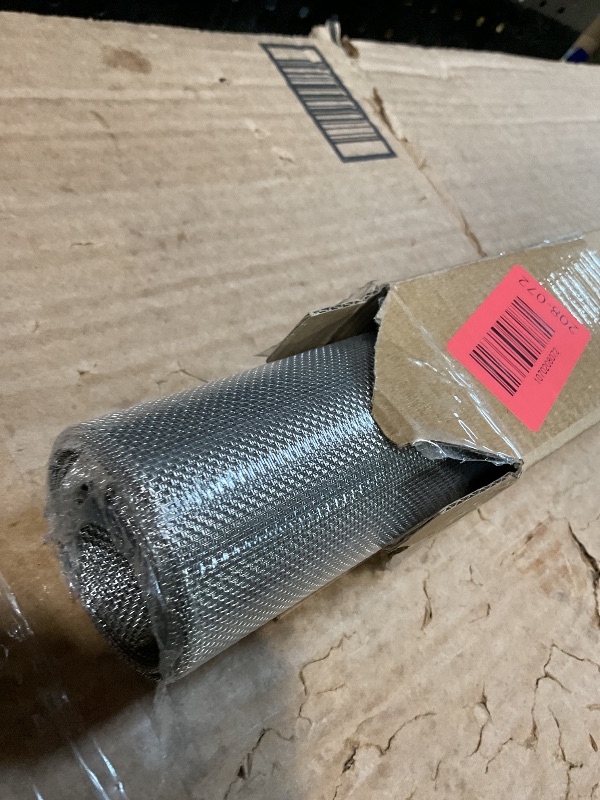 Photo 1 of 20 Mesh 304 Stainless Steel Mesh Screen, 15.7'' x 142''(40cm x 360cm) Wire Screen Mesh, Rust Free Woven Wire Mesh, Metal Mesh Screen for Air Vents, Window Screen, Filters, Garden Covers