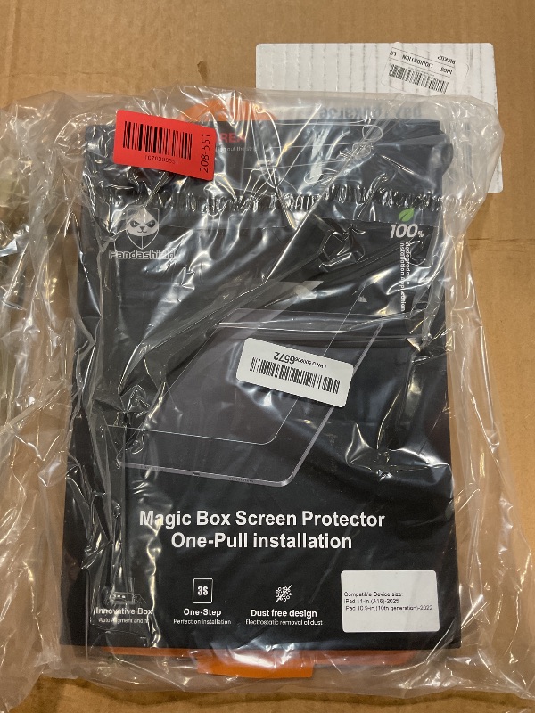 Photo 1 of **MISSING ONE** PandaShield 2 Pack for iPad 11th/10th Gen.(A16 2025/2022,11/10.9 inch)9H+ Tempered Glass Screen Protector with Easy-Install[12FT Grade Shatterproof]Apple Pencil Compatible,HD Clarity,Scratch Resistant