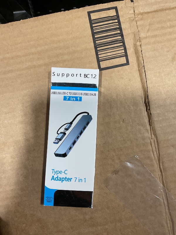 Photo 1 of ?Upgrade? USB C/USB Hub, BERLAT Aluminum 7 in 1 USB C & USB Hub with USB 3.0, USB 2.0 Ports for PC/Laptops/MacBook Pro/Air/iMac/iPad and More Devices