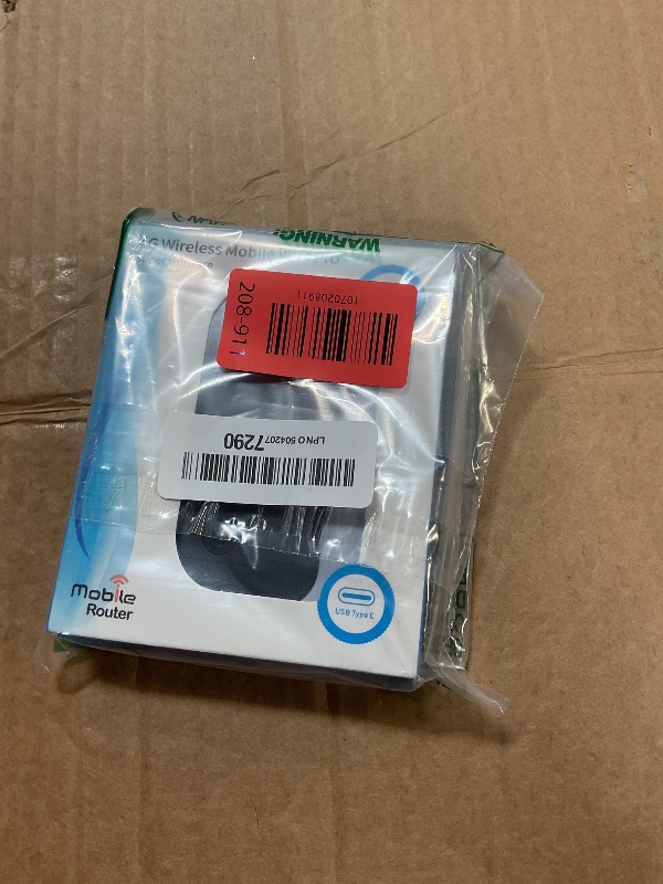 Photo 1 of **NON FUNCTIONAL** 4G LTE Wi Fi Mobile Hotspot, Portable Wi Fi Hotspot for Travel, 10 Connected Devices, Cordless Internet Router Devices with SIM Card Slot, for Europe Africa Southeast Asia