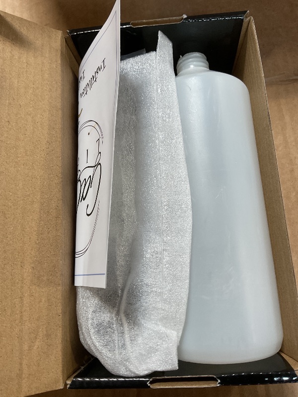 Photo 1 of **MISSING MOUNTING ASSEMBLY PIECES*** GAGALIFE Built in Sink Soap Dispenser or Lotion Dispenser for Kitchen Sink, Brushed Nickel ABS Pump Head, with 17 Ounce Large PET Soap Bottle