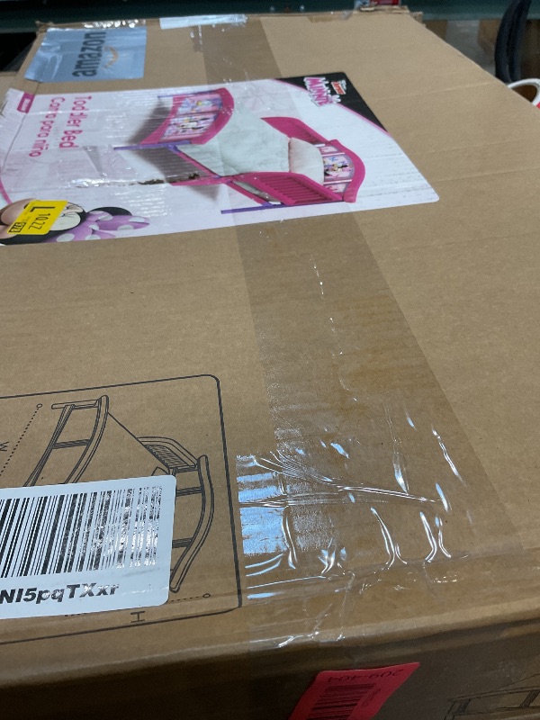 Photo 1 of **SELLING FOR PARTS AS PARTIAL SET**Delta Children Plastic Toddler Bed, Disney Minnie Mouse
