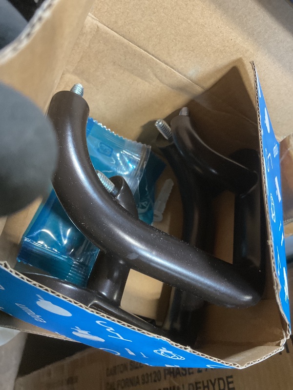 Photo 1 of **SELLING FOR PARTS AS PARTIAL SET**Umbra Twilight Double Curtain Rod Set – Wrap Around Design Ideal for Blackout or Room Darkening Panels, 28 to 48 Inches, Dark Bronze