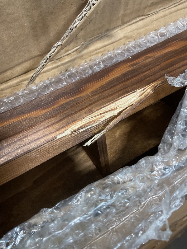 Photo 1 of **CHIP/ DAMAGE** GlikCeil Large Map Slots Shot Glass Display Case Rustic Wood Holder for Different Size Shelf Organizer Wall Mount Pint Shot Glass Storage(brown, 40 x 28'', World Map)