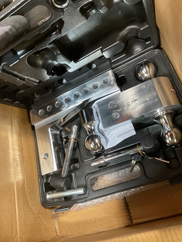 Photo 1 of **SCRAPE**Aluma-Tow UT623911 Adjustable Trailer Hitch for 2-1/2" Receiver, 8" Drop, 12000 lb. GTW, Heavy Duty 1-7/8", 2" & 2-5/16" Hitch Balls, 2 Locking Pins 4 Keys, J684 Towing Spec's, U.S.Patent 10,857,846