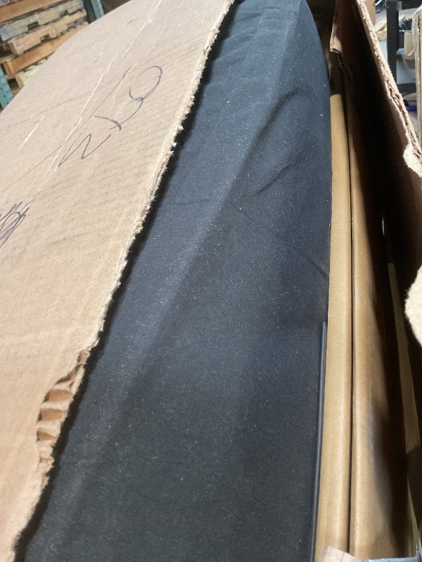 View 3 of **DIRT FROM TRANSPORT **MAXYOYO Japanese Floor Futon Mattress King Size, Floor Bed for Adults, Roll Up Folding Mattress, Diamond Patterned Japanese Futon Bed, Black