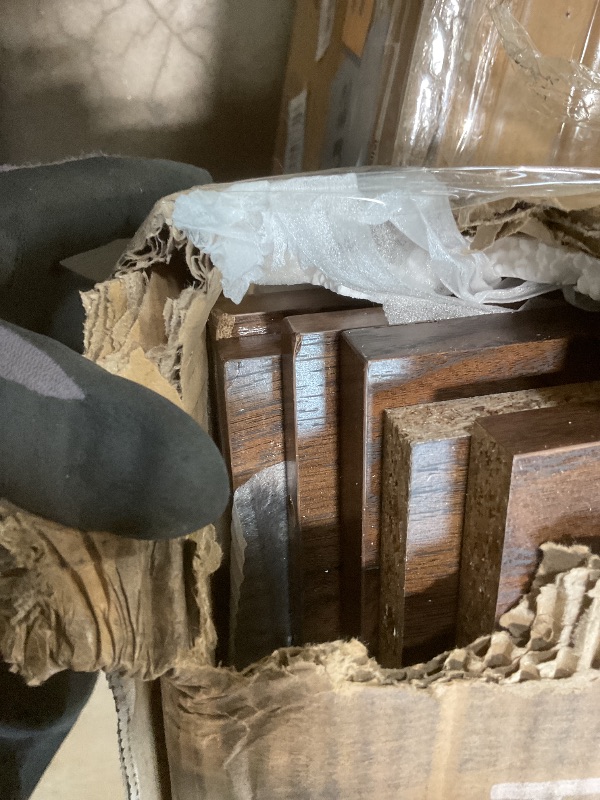 Photo 1 of **MINOR CORNER DAMAGE**Sweetcrispy Farmhouse TV Stand 65 Inch for Living Room Bedroom Brown, Tall Entertainment Center with Storage Shelves, Media Console Cabinet with Wood Board, 300 LBS Capacity and Sliding Barn Door