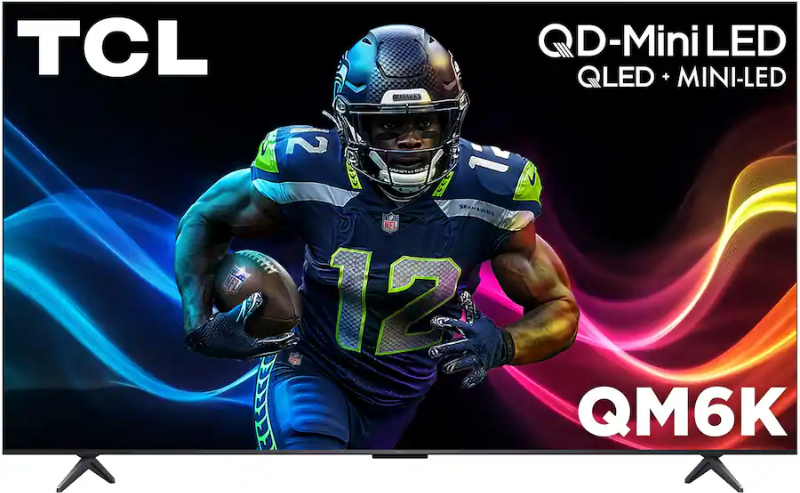 Photo 1 of *** LINES IN THE PICTURE***TCL - 85" Class QM6K Series 4K UHD HDR QD Mini LED Smart TV with Google TV (2025)