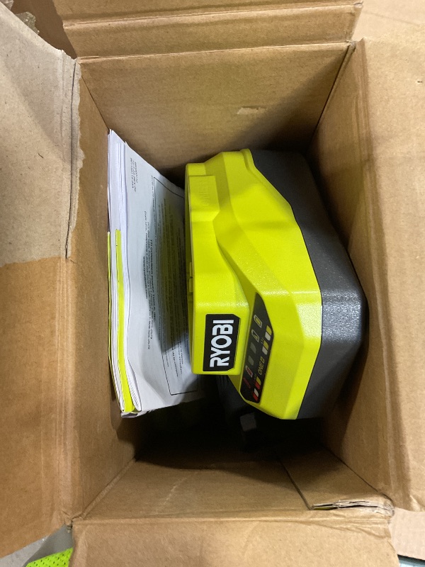 Photo 1 of **MISSING BATTERY** ONE+ 18V Cordless Compact Power Scrubber Kit with 2.0 Ah Battery and Charger