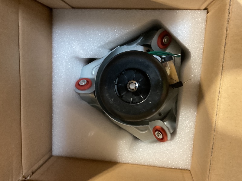 View 2 of **BENT** Hiorucet J238-100-10108 HC21ZE121A Furnace Draft Inducer Blower Motor Assembly for Jakel Carrier Payne Bryant, HC21ZE121 Inducer Motor Replacement Parts for Jakel inc J238-100-10108AT.