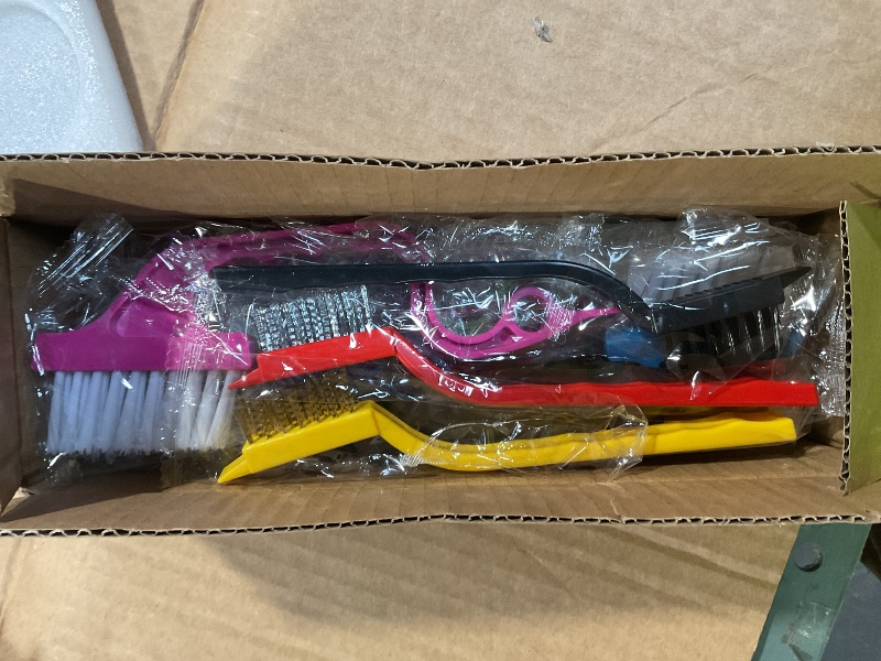Photo 1 of 14Pcs Small Crevice Cleaning Brush Set, Groove Gap Cleaning Tool for Cleaning Kitchen,Bathroom, Corner, Sink,Door,Window Track,Cup