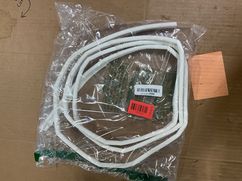 Photo 1 of 118” Wedge-Shape Foam Window Weather Stripping Door Seal Strip,Soundproofing Frame Winter Insulation Tape for Exterior Front Door,Noise Cancelling Window Inserts,Door Gap Filler Light Blocker,White