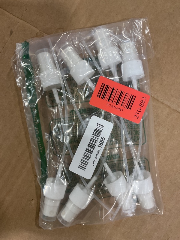 Photo 1 of 10 Pack 24/410 Fine Mist Sprayer, Spray Bottle Top, Nozzle Sprayer Tops Replacement with Dip Tube, Replacement Plastic Pump for Essential Oil, Fine Mist White 24/410 Cap Size (white)