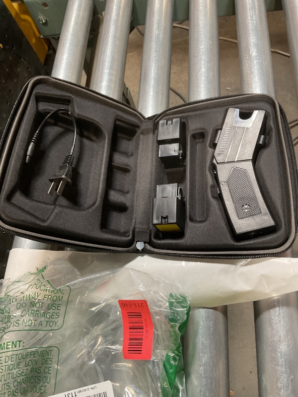 Photo 1 of **MISSING ONE STUN**Odds Shifter - Fireable Heavy Duty Stun Gun for Self-Defense Featuring 1.6 uC Charge, 6.4 M Range, Aim Assist, LED Flashlight and Safety Switch