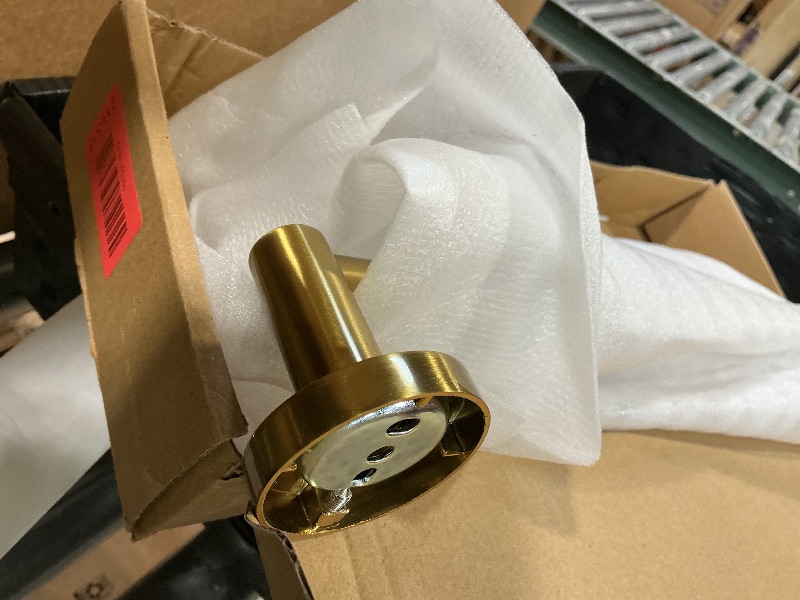 Photo 1 of **MISSING HARDWARE **BESy Adjustable 16-26 Inches Double Bath Towel Bar for Bathroom SUS304 Stainless Steel Towel Holder, Hotel Style Wall Mount with Screws Hand Towel Bar?Towel Rack Rod Hanger, Brushed Gold Finish
