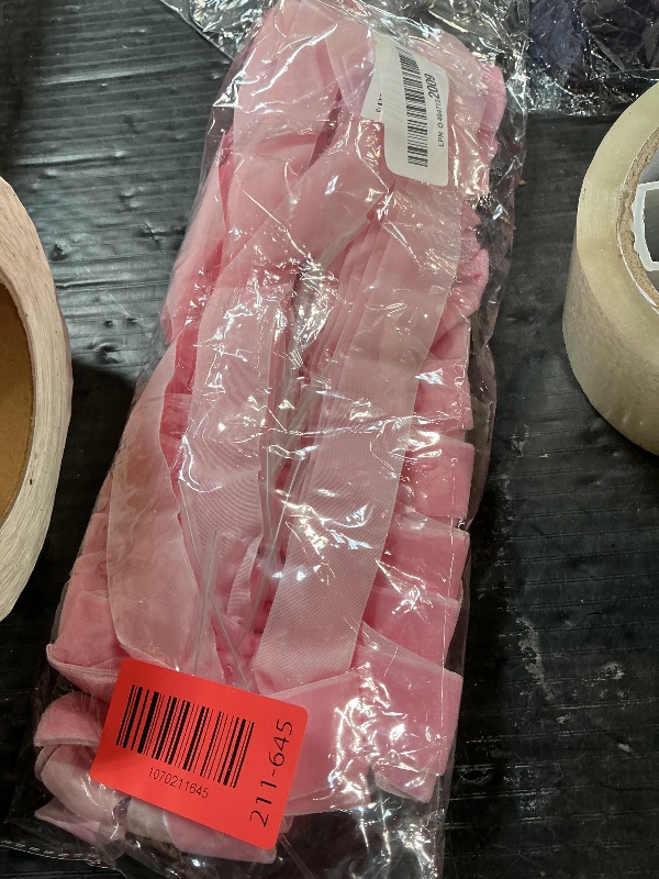 Photo 1 of 12Pcs Pink Velvet Bows Valentines Day Tree Decorations,5in x 10in Easter Spring Ornaments for Christmas Tree Home Coquette Room Birthday Party Front Door Wedding Holiday Decor