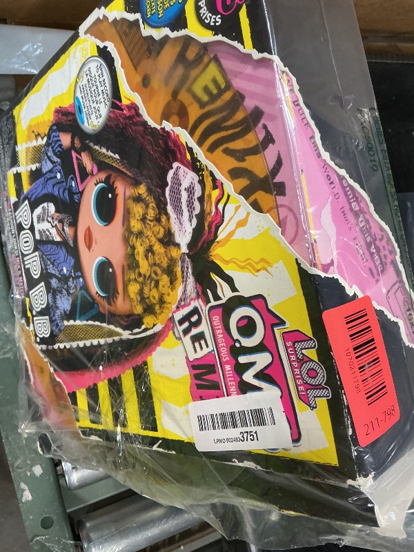 Photo 1 of **PACKAGE DAMAGE**L.O.L. Surprise! Remix Pop B.B. Fashion Doll with Music, Extra Outfit, and 25 Accessories - Ages 4+