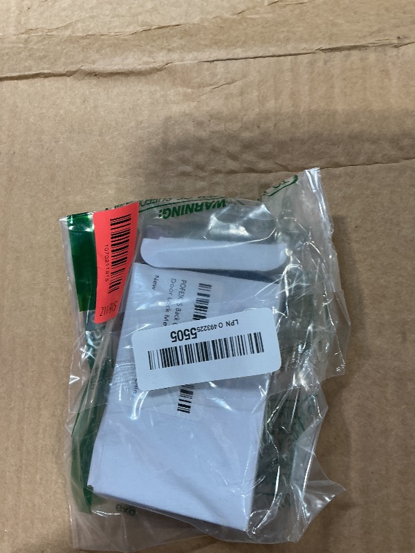 Photo 1 of 1 Pack Black Door Latch Replacement, 8mm Big Spindle Hole, 45°Turning Angle, 2-3/8'' or 2-3/4'' Backset Door Deadlatch, Stainless Steel Round Corner Door Lock Replacement Parts